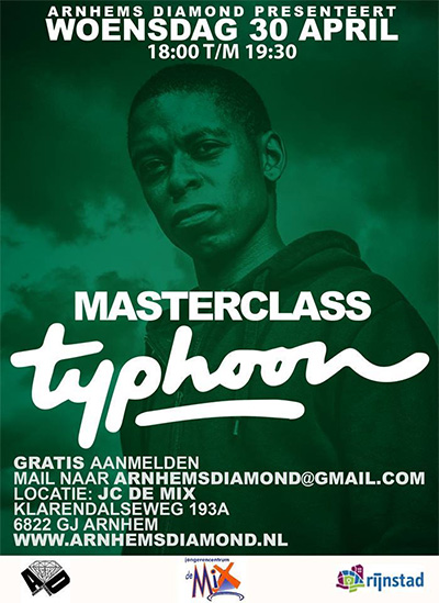 Masterclass van rapper Typhoon