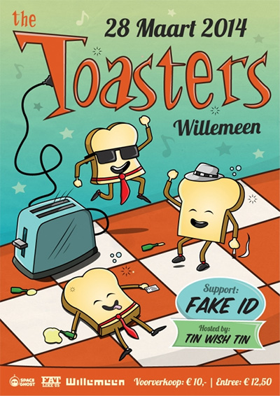 THE TOASTERS + FAKE ID