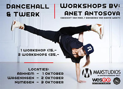 MaxStudios Workshop ''Dancehall & Twerk'' + Win tickets!