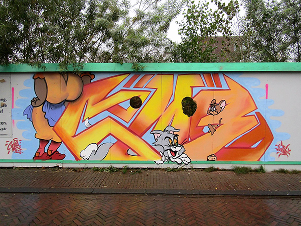 COMBO tom and jerry reuring sunday graffiti jam Veenendaal scaled